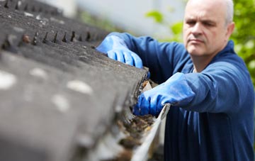 cleaning and inspecting Forge Side roofs